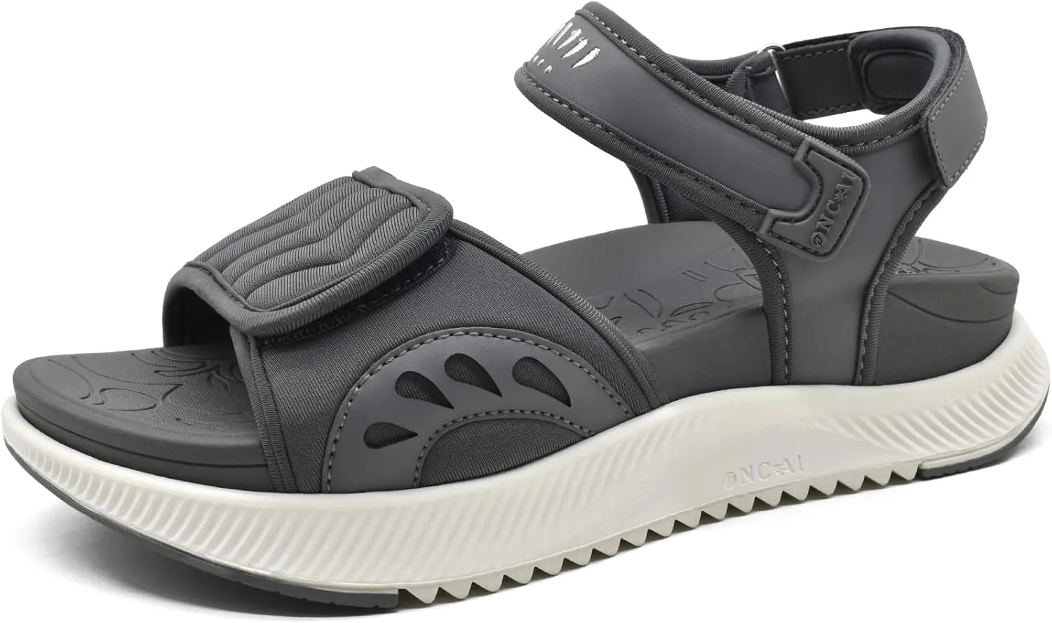 ONCAI Walking Sandals Women,Arch Support Hiking Sandals with Orthotic Outdoor Footbed for Plantar Fasciitis,Water Athletic Platform Sandalias Mujer with 3 Adjustable Strap (US Size 6-12)