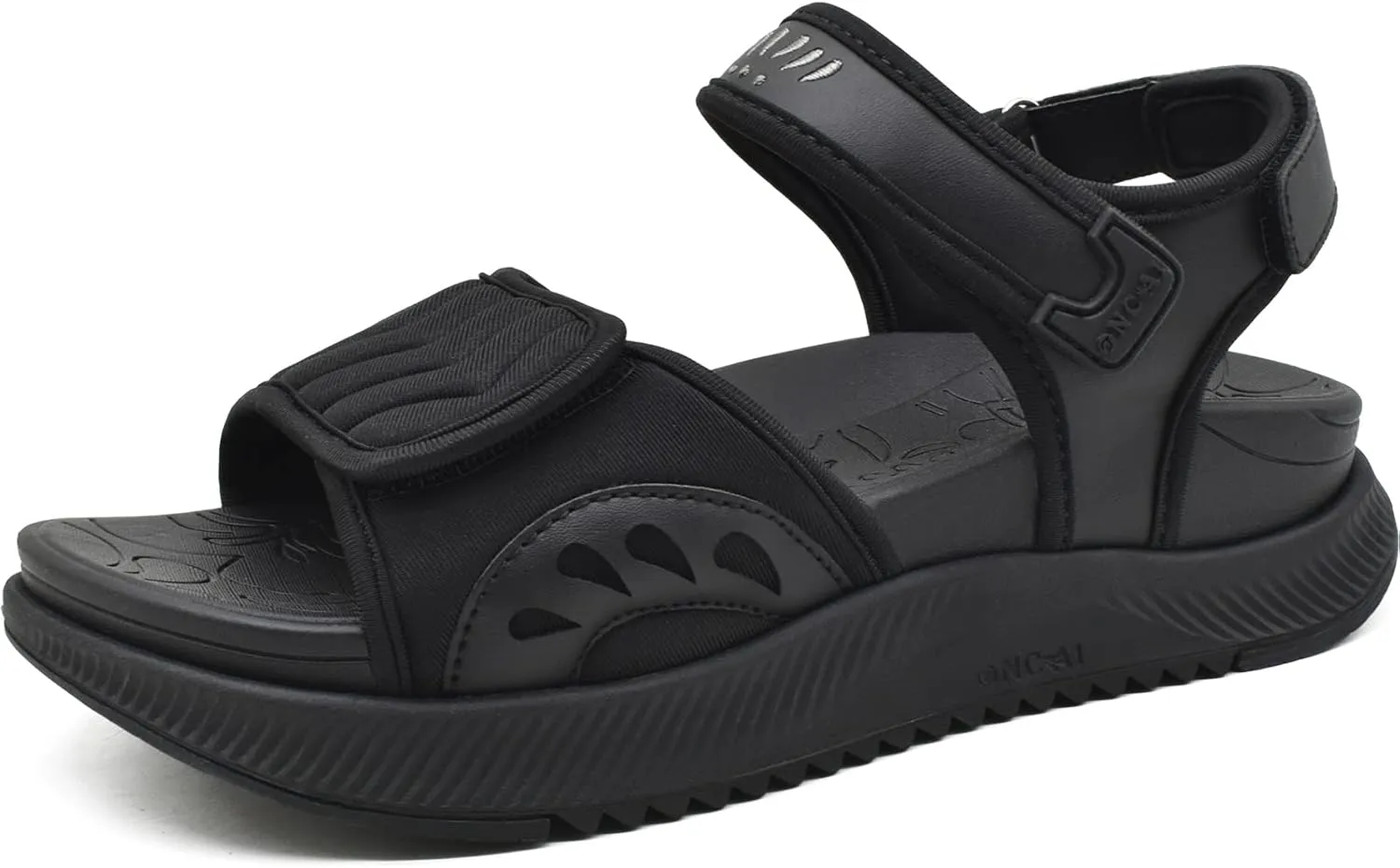 ONCAI Walking Sandals Women,Arch Support Hiking Sandals with Orthotic Outdoor Footbed for Plantar Fasciitis,Water Athletic Platform Sandalias Mujer with 3 Adjustable Strap (US Size 6-12)
