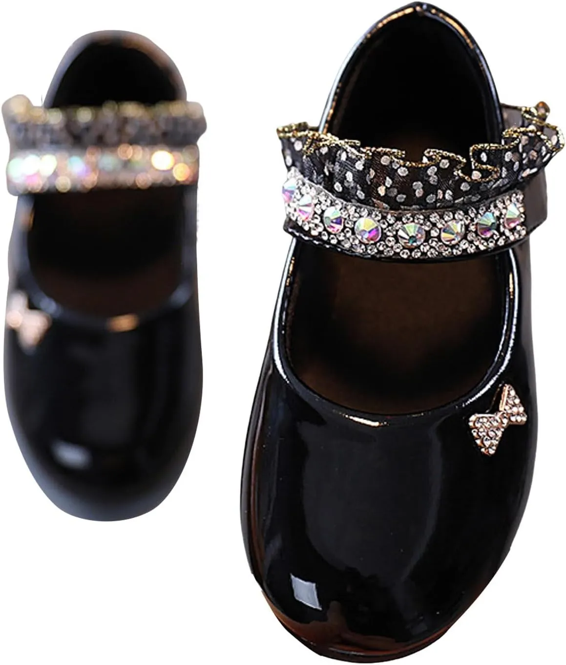 Open Toe Sandals Girls Leather Shoes Spring And Fall New Soft Bottom Shoes Foreign Students Small Leather Dance Fashion Flat Bottom Performance