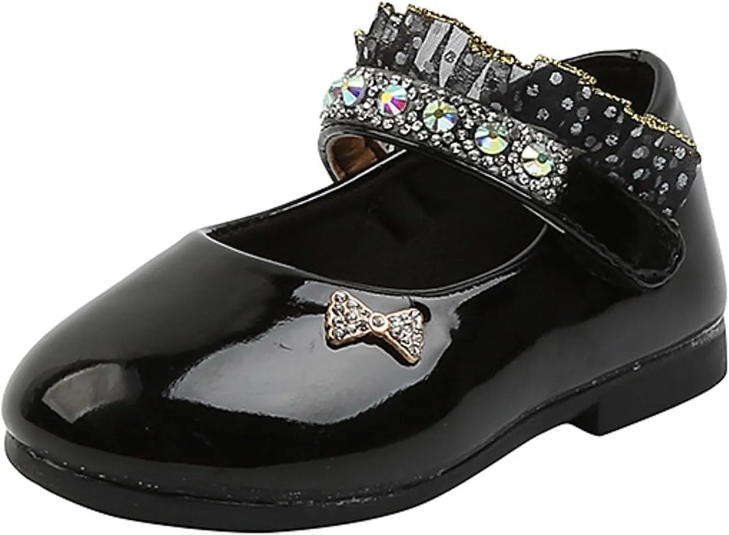 Open Toe Sandals Girls Leather Shoes Spring And Fall New Soft Bottom Shoes Foreign Students Small Leather Dance Fashion Flat Bottom Performance