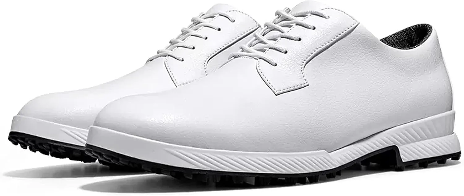 PGM Golf Shoes Mens - Summer Breathable Mens Golf Shoes Spiked - Golf Training Sport Sneakers Anti Slip Walking Footwears Outdoor