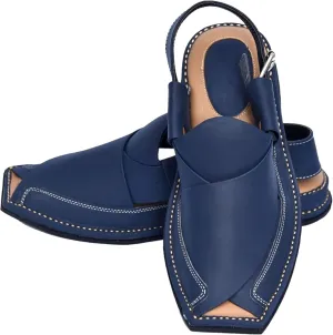 Premium Men's Black Genuine Cowhide Leather Sandals - Comfortable Double Sole Summer Footwear