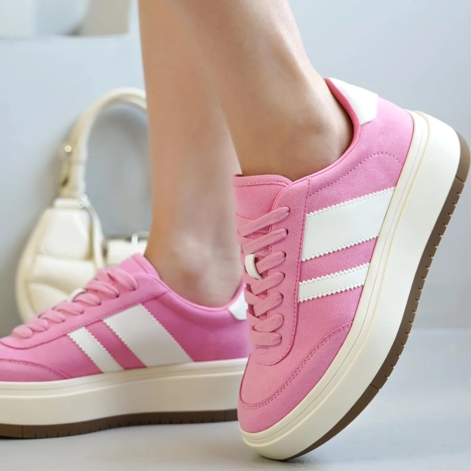 Project Cloud Sneakers for Women - Lightweight Women's Fashion Sneakers Memory Foam Insole Womens Sneakers - Non-Slip Platform Shoes for Women Footwear - Women's Fashion (Nita)