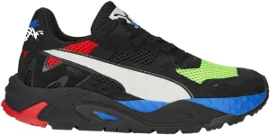 Puma Men's RS-Trck x NFS Lace Up Sneakers Shoes (Puma Black-Puma White-Fizzy Apple) (us_Footwear_Size_System, Adult, Men, Numeric, Medium, Numeric_11_Point_5)