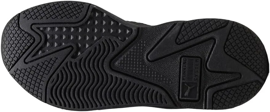 PUMA Womens Rs-X Metallic Lace Up Sneakers Shoes Casual - Black