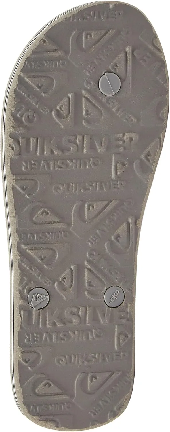 Quiksilver Molokai Flip Flops for Men, Athletic Mens Sandals, Size 6 to 16 Thong Mens Slides