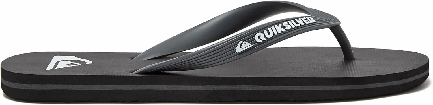 Quiksilver Molokai Flip Flops for Men, Athletic Mens Sandals, Size 6 to 16 Thong Mens Slides