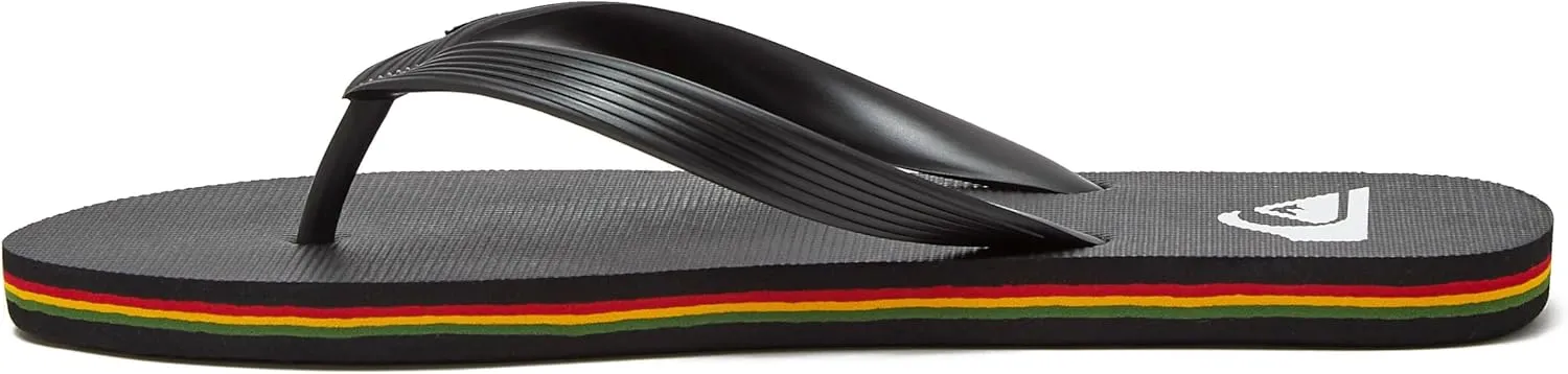 Quiksilver Molokai Flip Flops for Men, Athletic Mens Sandals, Size 6 to 16 Thong Mens Slides