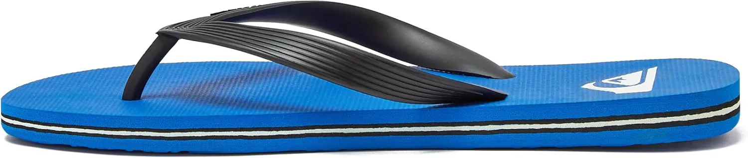 Quiksilver Molokai Flip Flops for Men, Athletic Mens Sandals, Size 6 to 16 Thong Mens Slides