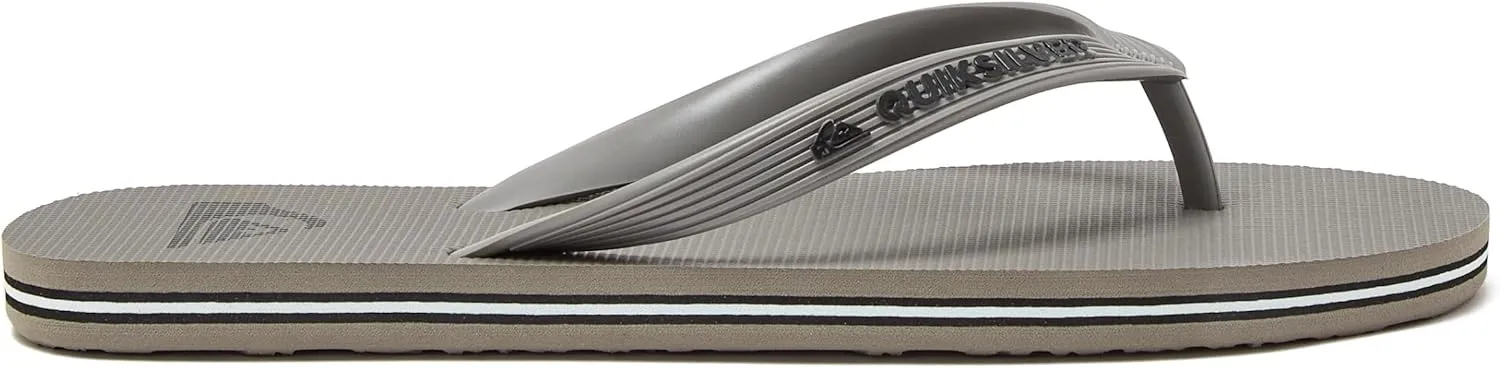 Quiksilver Molokai Flip Flops for Men, Athletic Mens Sandals, Size 6 to 16 Thong Mens Slides