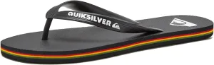 Quiksilver Molokai Flip Flops for Men, Athletic Mens Sandals, Size 6 to 16 Thong Mens Slides