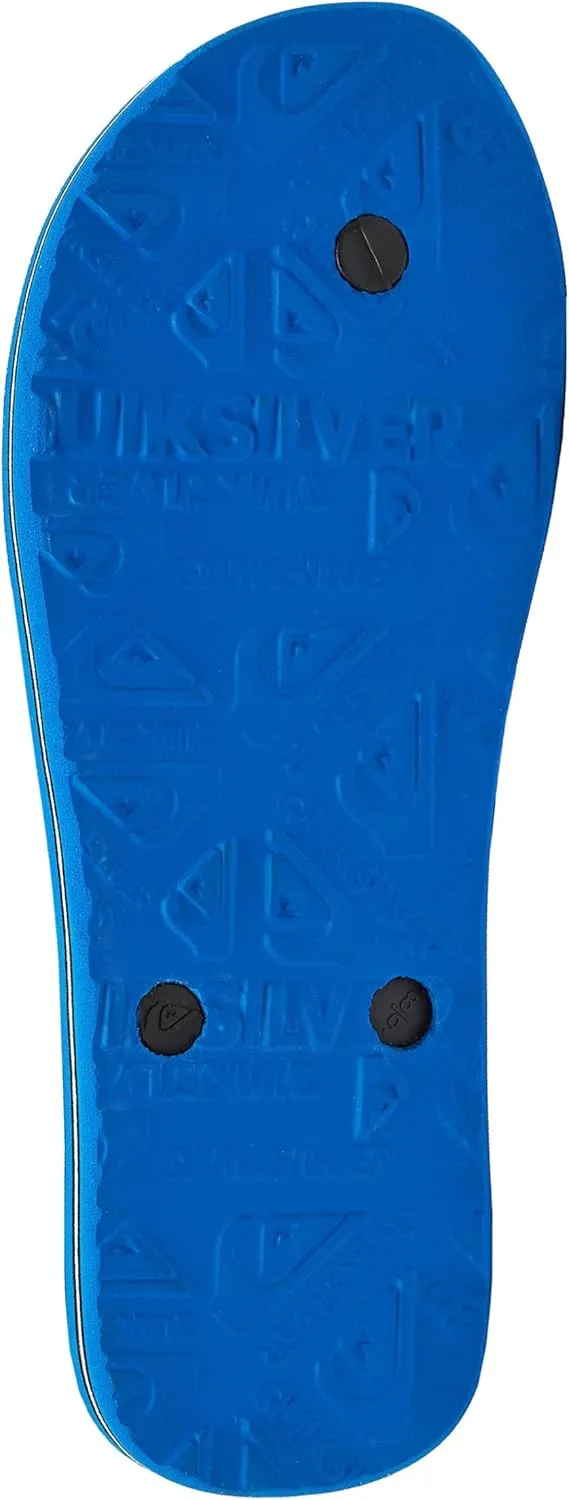 Quiksilver Molokai Flip Flops for Men, Athletic Mens Sandals, Size 6 to 16 Thong Mens Slides
