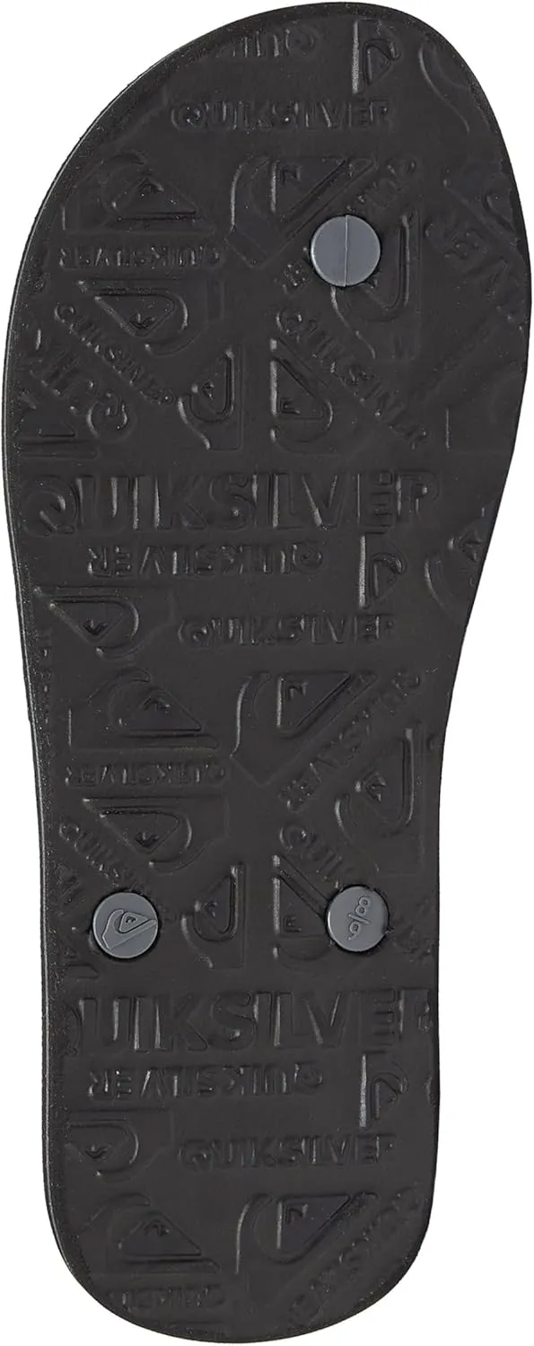 Quiksilver Molokai Flip Flops for Men, Athletic Mens Sandals, Size 6 to 16 Thong Mens Slides