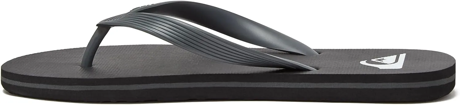 Quiksilver Molokai Flip Flops for Men, Athletic Mens Sandals, Size 6 to 16 Thong Mens Slides