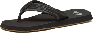 Quiksilver Monkey Wrench Flip Flops for Men, Arch Support Athletic Mens Sandals, Size 6 to 15 Thong Mens Slides