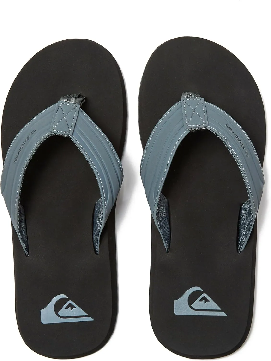 Quiksilver Monkey Wrench Flip Flops for Men, Arch Support Athletic Mens Sandals, Size 6 to 15 Thong Mens Slides