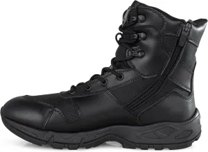 QUNLON Tactical Military Combat Boots Lightweight Desert Jungle Army Work Outdoor Motorcycle Boots Side Zipper