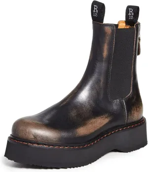 R13 Women's Single Stack Chelsea Boots