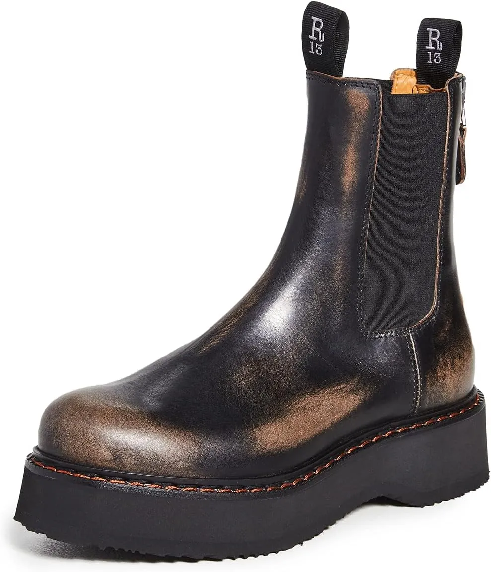 R13 Women's Single Stack Chelsea Boots