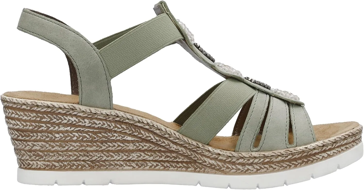 Rieker Women's 619b2-31 Closed Toe Sandals