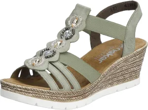 Rieker Women's 619b2-31 Closed Toe Sandals
