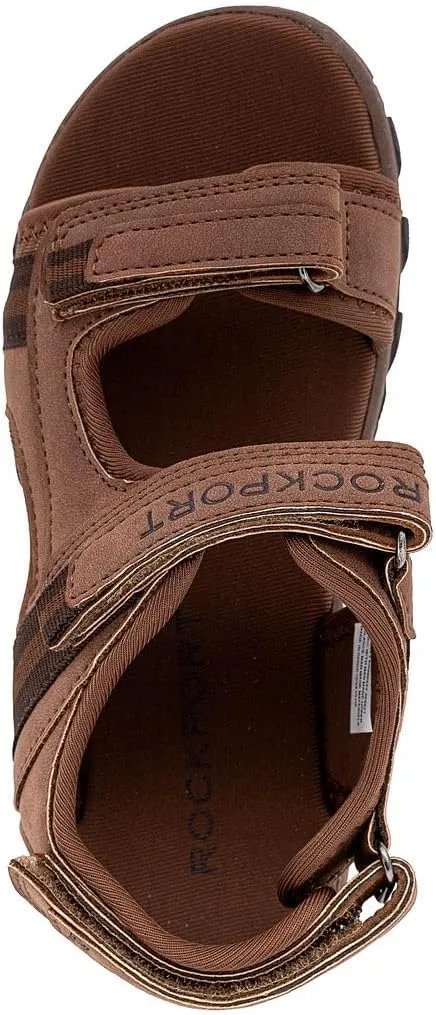 Rockport Kids Sport Sandals with Double Adjustable Straps - Athletic Open-Toe Water Shoes for Boys & Girls (Toddler/Little Kid/Big Kid)