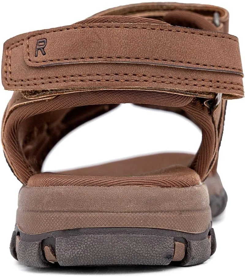 Rockport Kids Sport Sandals with Double Adjustable Straps - Athletic Open-Toe Water Shoes for Boys & Girls (Toddler/Little Kid/Big Kid)