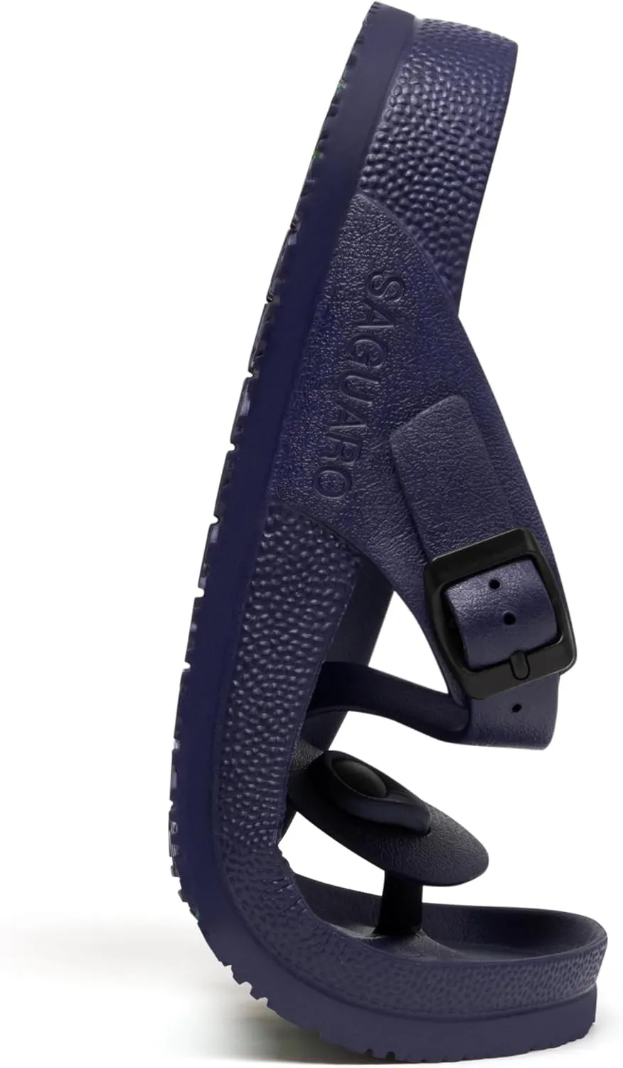 SAGUARO Men's Women's Comfort Double Buckle Sandals Lightweight Adjustable EVA Sandals with Rubble Sole