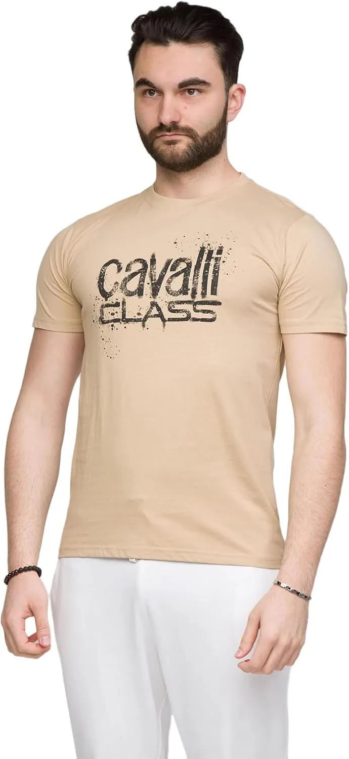 Sand Spray Print Signature Fashion T-Shirt - for Mens