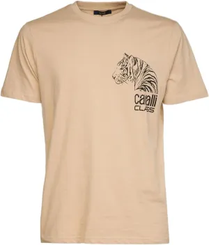 Sand Tiger Head Chest Motif Fashion T-Shirt-XL for Mens, X-Large