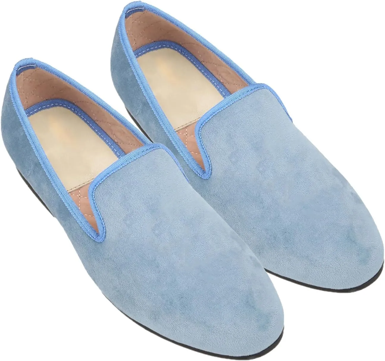 Santimon Men's Loafers Prom Wedding Dress Velvet Slip On Penny Loafers Fashion Tuxedo Casual Business Luxury Shoes Smoking Party Disco Moccasins for Men Boy