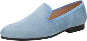 Santimon Men's Loafers Prom Wedding Dress Velvet Slip On Penny Loafers Fashion Tuxedo Casual Business Luxury Shoes Smoking Party Disco Moccasins for Men Boy