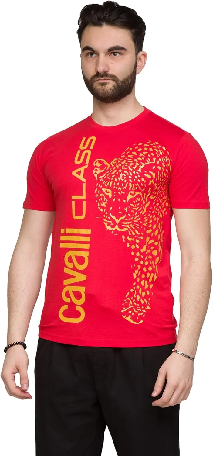 Signature Leopard Print Fashion T-Shirt- for Mens