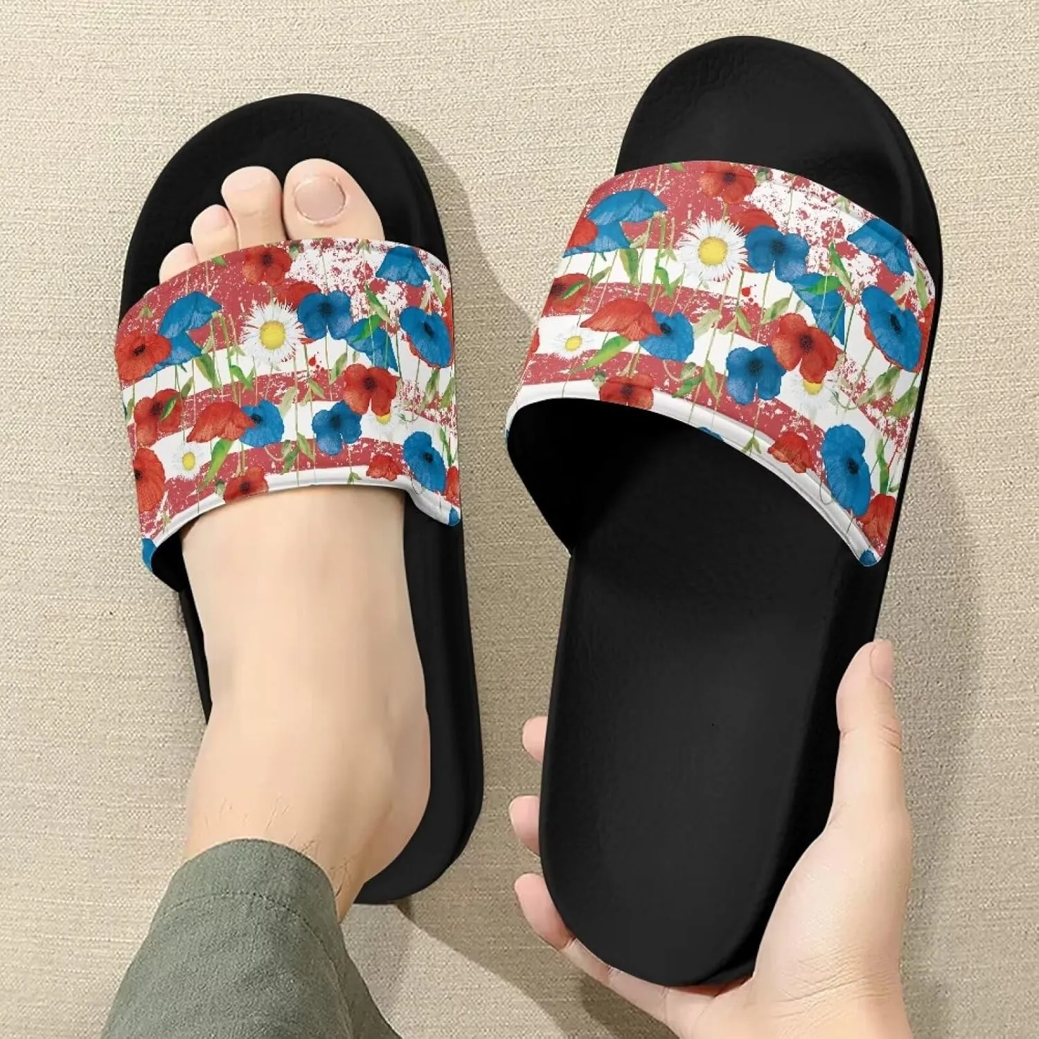 Slides For Women Pool and Beach Sandal Lady