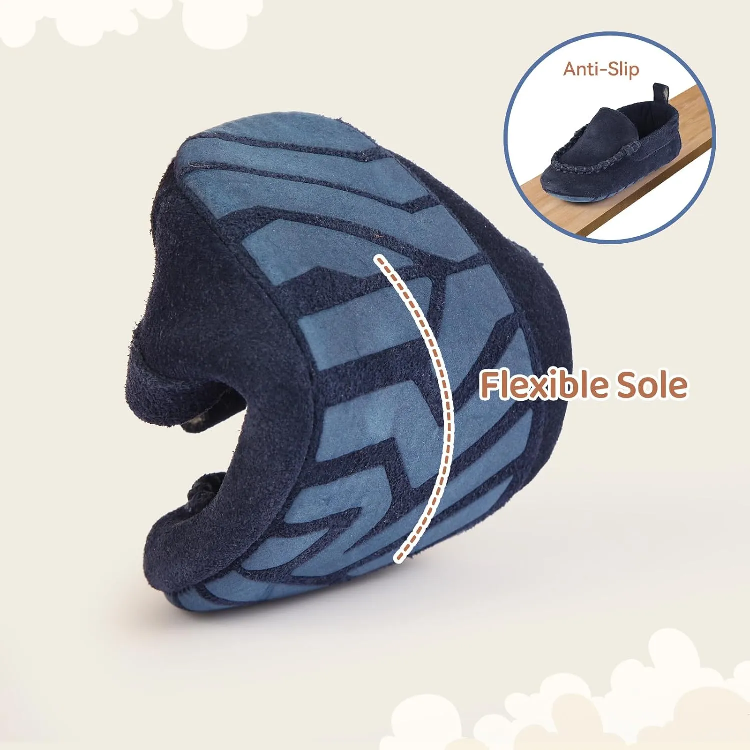 Soft Sole Baby Loafers Boys Girls Suede Leather First Walking Shoes Infant Baby Dress shoes 3-18 Months