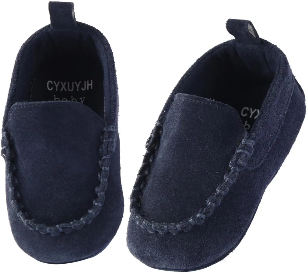 Soft Sole Baby Loafers Boys Girls Suede Leather First Walking Shoes Infant Baby Dress shoes 3-18 Months