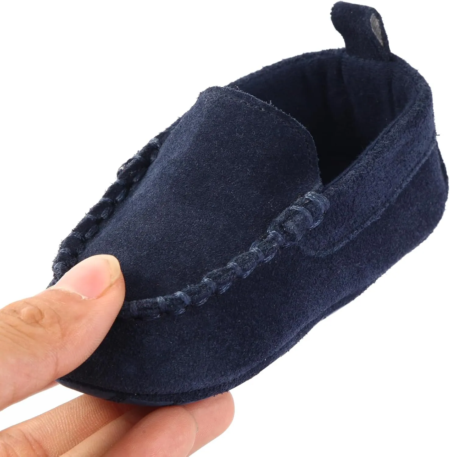 Soft Sole Baby Loafers Boys Girls Suede Leather First Walking Shoes Infant Baby Dress shoes 3-18 Months