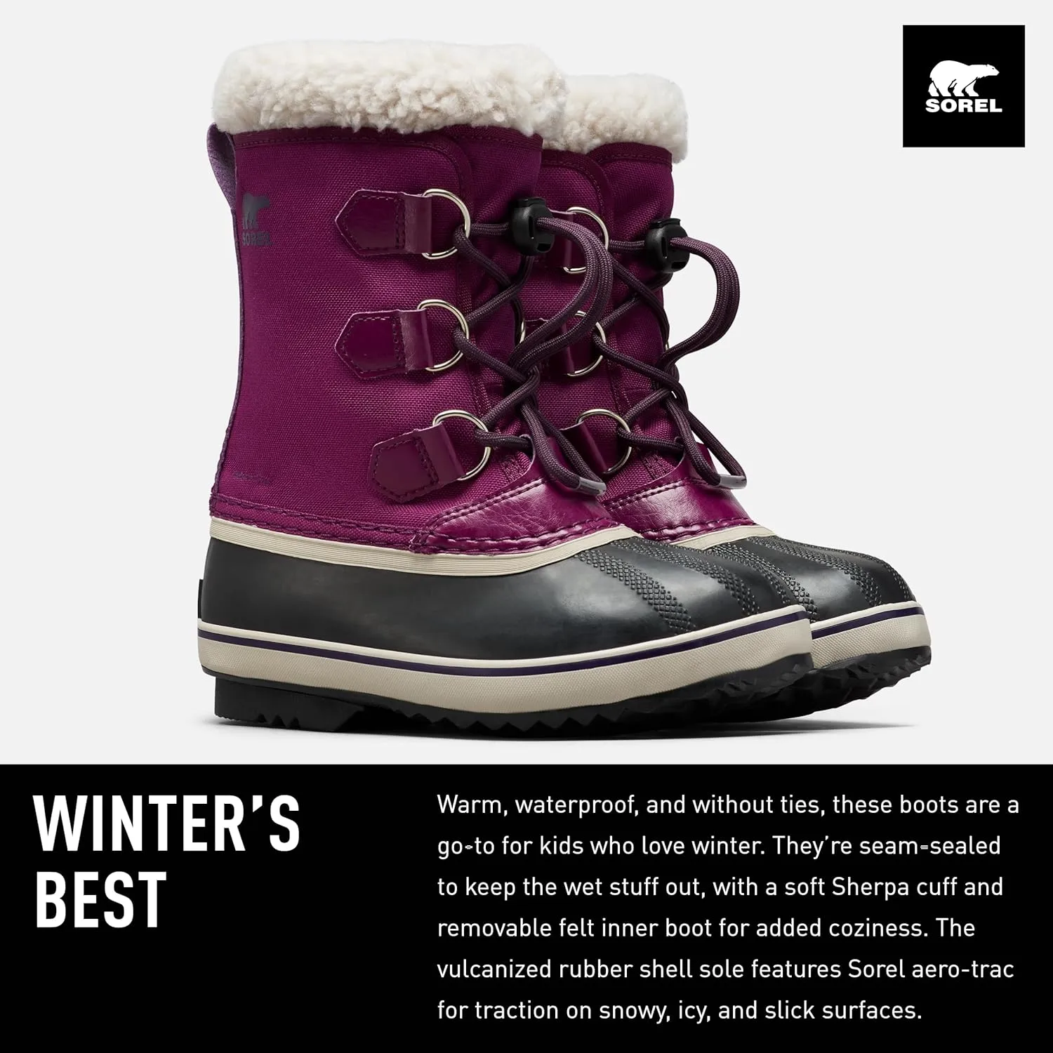 Sorel Kids Yoot Pac Nylon Snow Boots