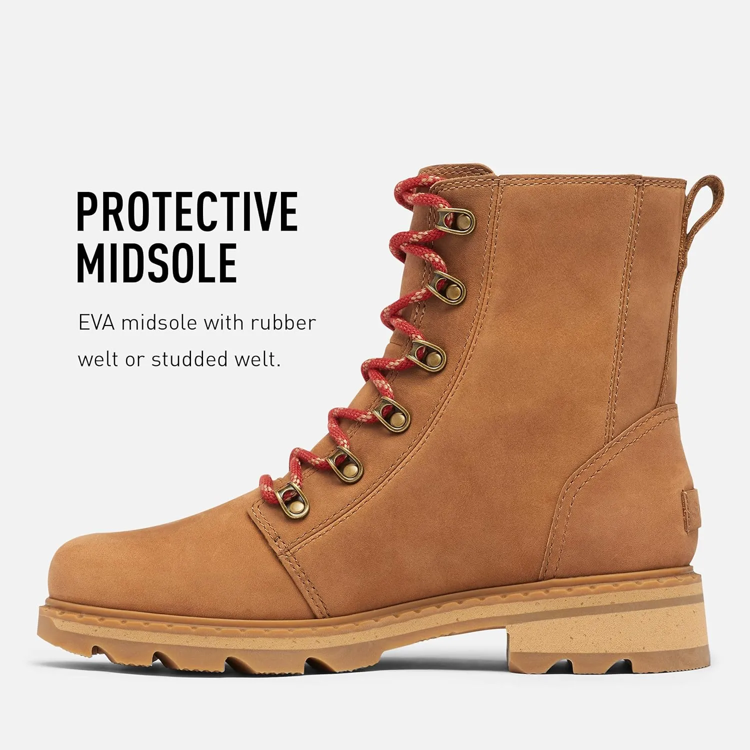Sorel Women's Lennox Lace Rain Boot — Waterproof Leather Boots