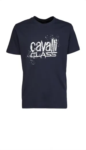 Spray Print Signature Fashion T-Shirt - for Mens