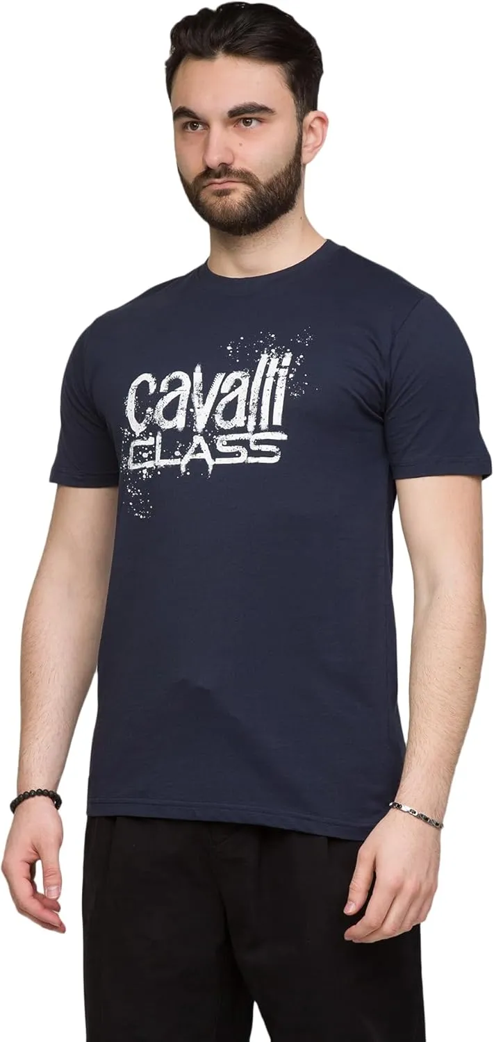 Spray Print Signature Fashion T-Shirt - for Mens