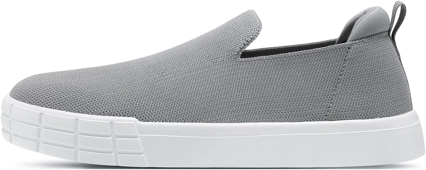 STQ Womens Wide Toe Box Barefoot Shoes Knit Casual Slip on Shoes for Summer