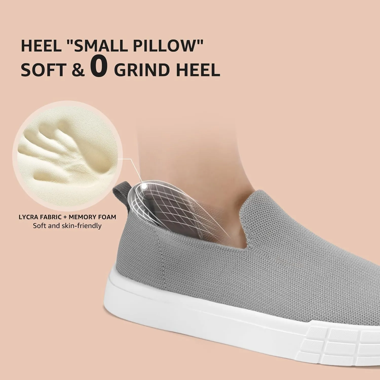 STQ Womens Wide Toe Box Barefoot Shoes Knit Casual Slip on Shoes for Summer