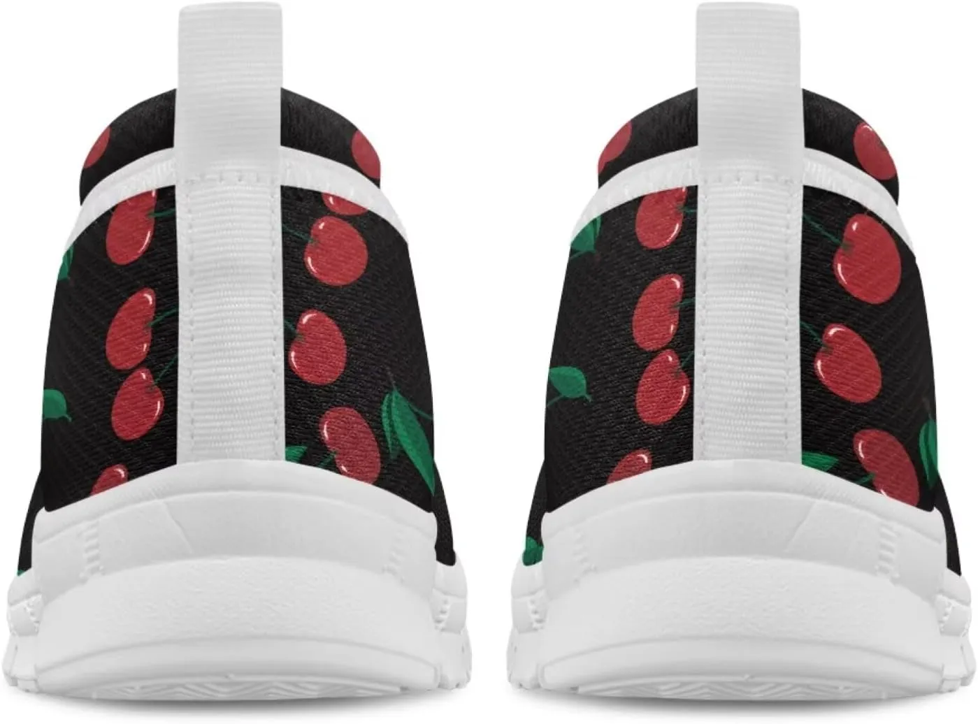 Sweet Fruit Printed Womens Ballet Flats Dress Shoes Slip On Mesh Casual Sneakers Round Toe Platform Loafers Lightweight Office & Travel