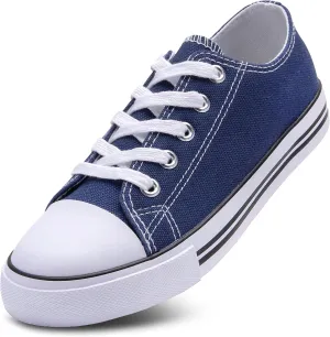 The Fashion Supply Toddler Canvas Shoes for Girls & Boys - Breathable & Comfortable Boys & Girls Canvas Shoes for Toddlers