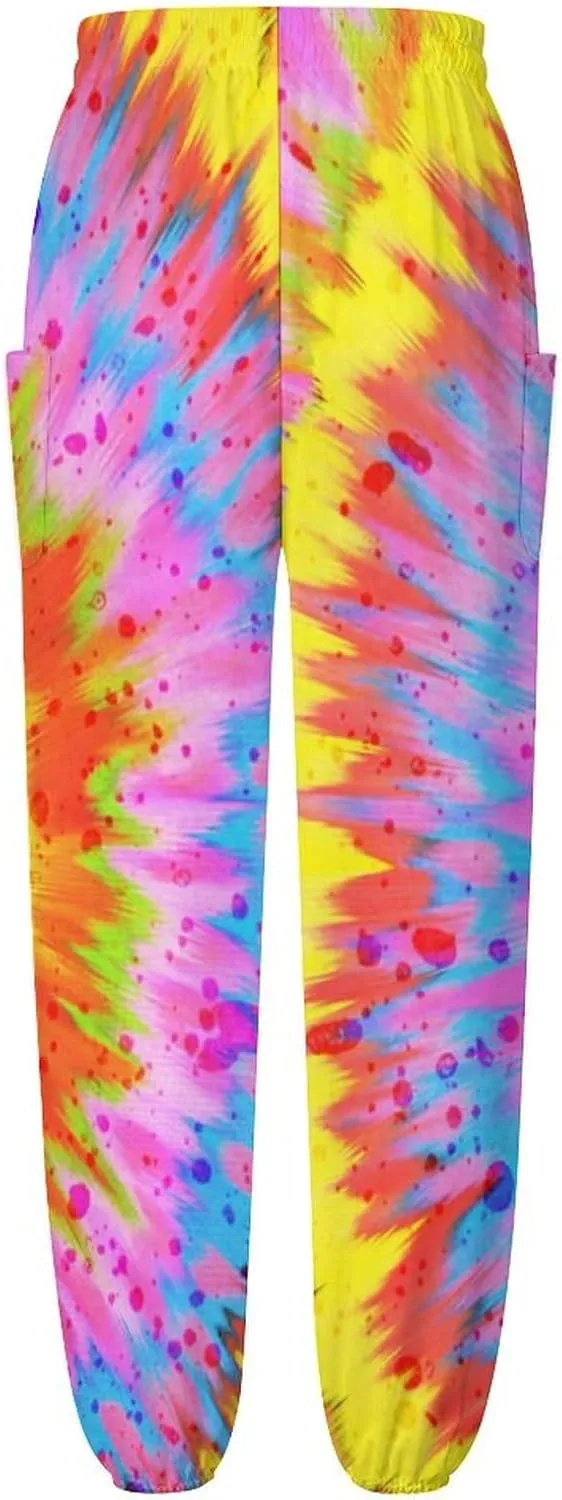 Tie Dye Yoga Bloomers Woman Hippie Harem Pants Elephant Pants Elastic Gym Yoga Clothes Casual Loose Sweatpants