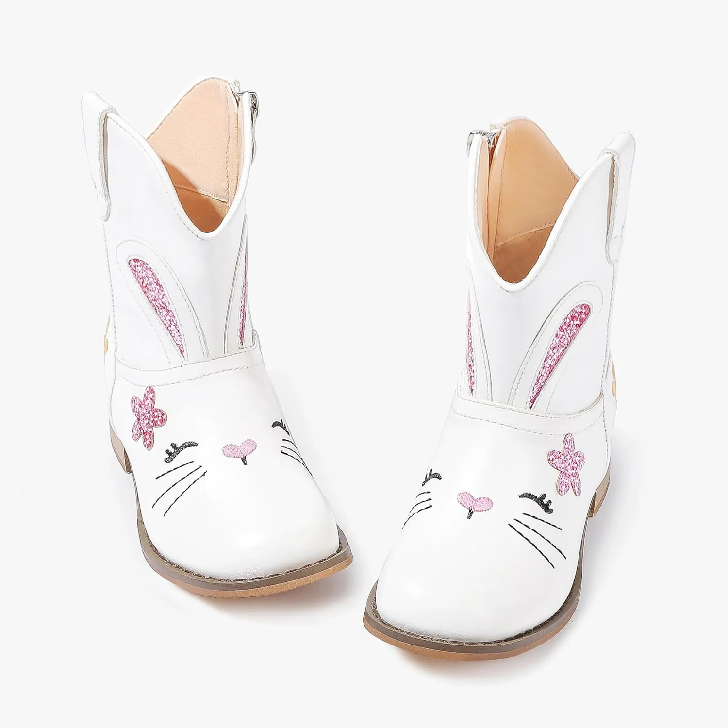 Toddler Girls Cowgirl Boots Cowboy Boots for Boys Little Kids Boot Animal Zipper Ankle Western Riding Shoes Birthday Party Wedding