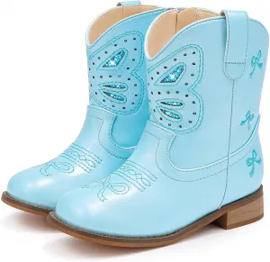 Toddler Girls Cowgirl Boots Cowboy Boots for Boys Little Kids Boot Animal Zipper Ankle Western Riding Shoes Birthday Party Wedding