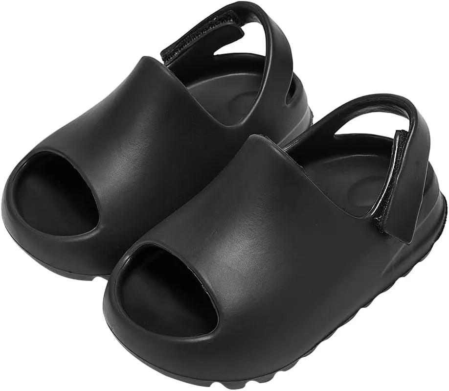 Toddler Little Kids Slides Sandals, Kid Summer Slip On Slides Sandals,Slippers with Strap Anti-slip Water Shoes，Indoor Outdoor Lightweight Slippers Sandals for Boys and Girls