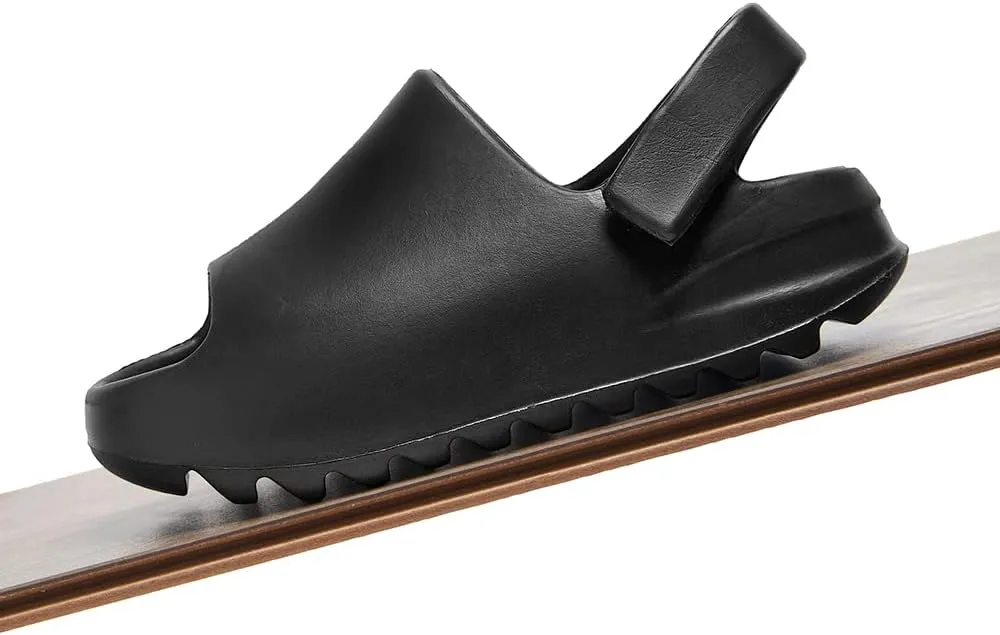 Toddler Little Kids Slides Sandals, Kid Summer Slip On Slides Sandals,Slippers with Strap Anti-slip Water Shoes，Indoor Outdoor Lightweight Slippers Sandals for Boys and Girls